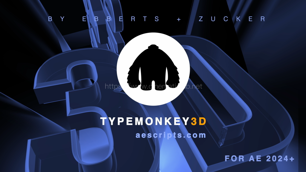 Aescripts TypeMonkey3D 1.0 Win/Mac