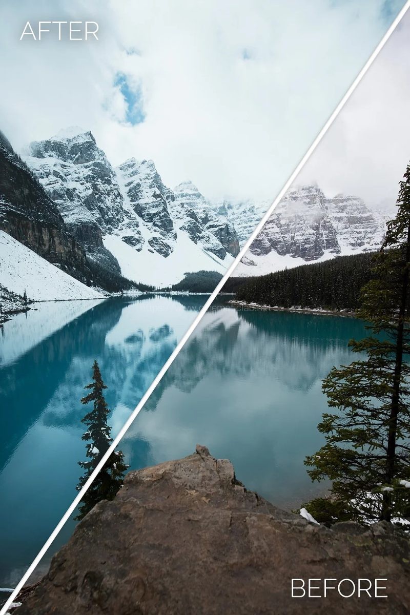冬季风光摄影LR调色预设-Manuel Dietrich Photography Presets (Winter)