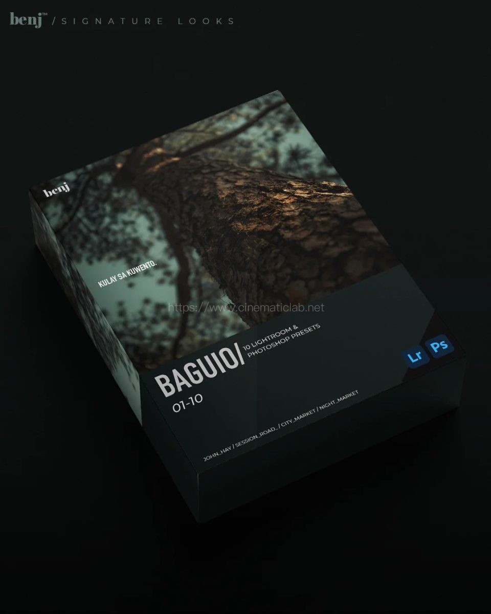 benj 暖色氛围感电影色彩LR调色预设-benj Photography – Baguio (Photoshop & Lightroom Presets)