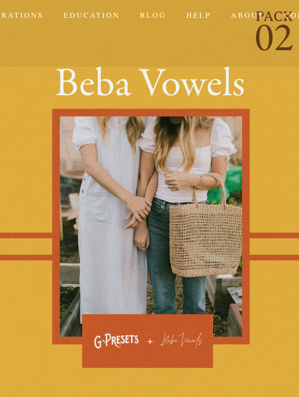 G-Presets Beba Vowels Pack 02 免费下载