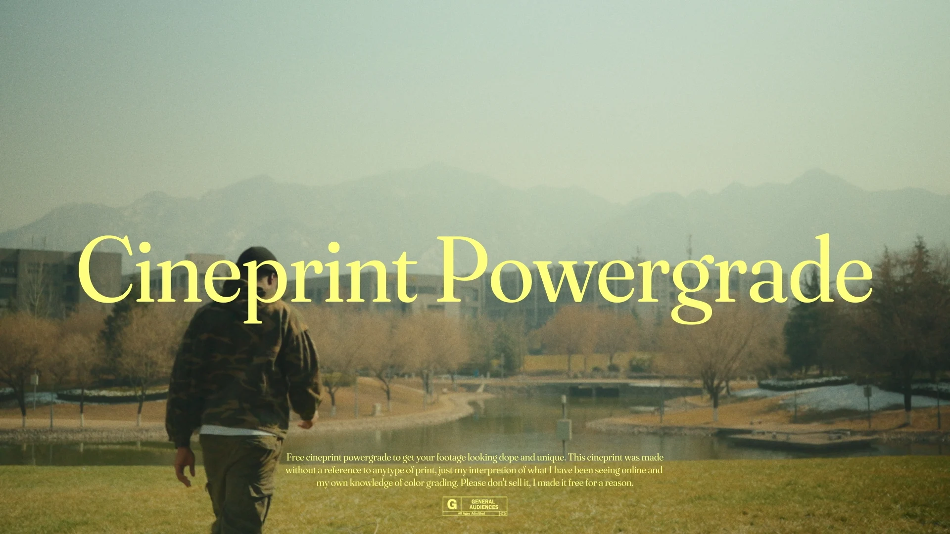 电影感调色预设 Roninxvi Cineprint Powergrade