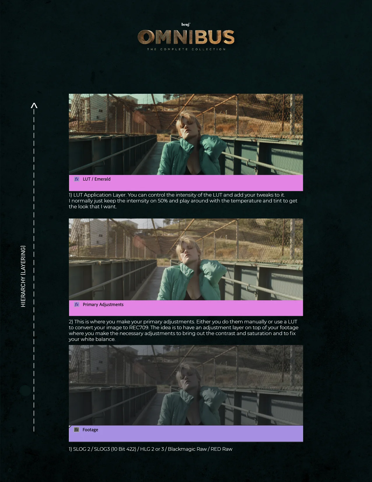 Benj™ – Omnibus LUTS (调色预设)
