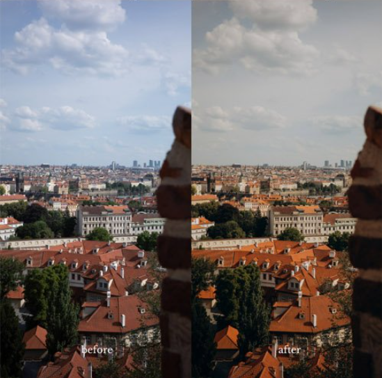 Lightroom Mobile 暖色复古预设