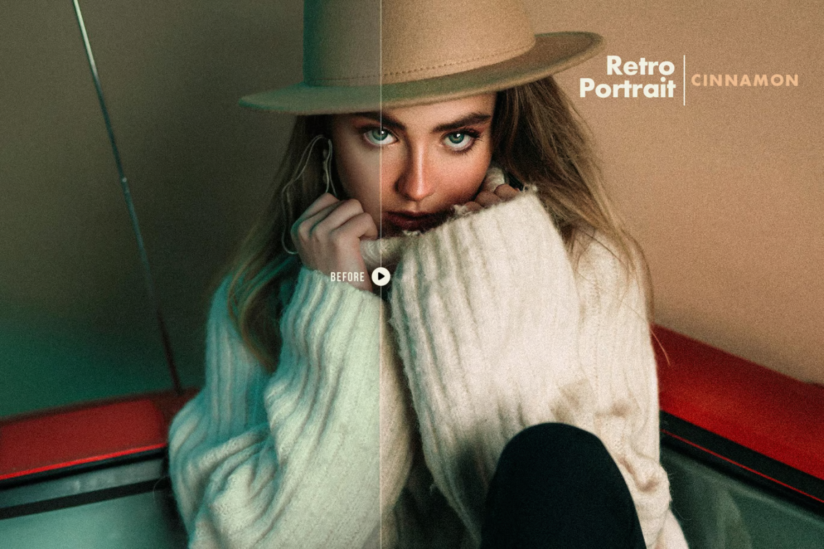 复古人像:Lightroom胶片预设-Retro Portrait Lightroom Presets