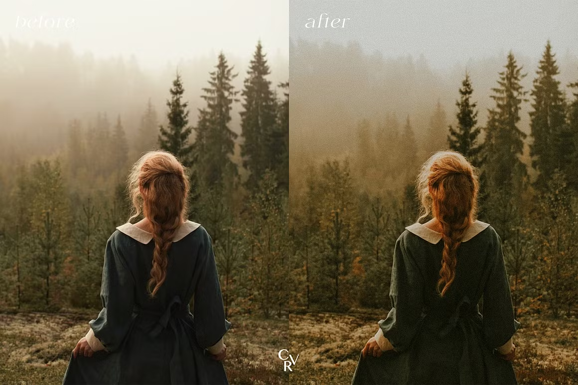 田园风LR预设：复古色调影像创作-CreativeMarket – 10 Cottagecore Lightroom Presets